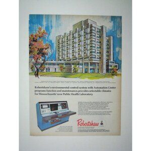 Robertshaw Environmental Control System Computer Print Ad 1971 Massachusetts